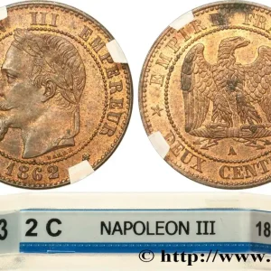 Deux centimes Napoléon III, tête laurée, buste définitif 1862 Paris F.108A/4 fmd_620152 Modernes Livraison Express