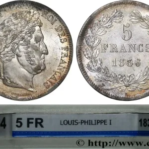 5 francs IIe type Domard 1836 Lille F.324/60 fmd_623307 Modernes Fait Main