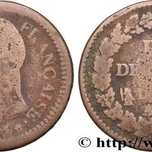 Offre Exclusive Un décime Dupré, grand module, hybride 1800 Metz F.129/56 fmd_620276 Modernes