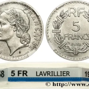 Réduction 5 francs Lavrillier, nickel 1938 F.336/7 fmd_620217 Modernes