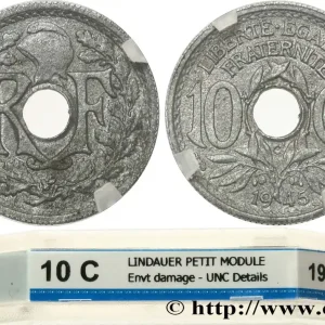 10 centimes Lindauer, petit module 1945 Castelsarrasin F.143/4 fmd_620160 Modernes Produit De Marque