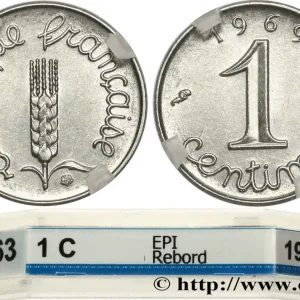 Garantie Incluse 1 centime Épi, avec rebord 1969 Paris F.106/17 fmd_620147 Modernes