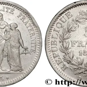 Super Prix 5 francs Hercule, IIe République 1848 Bordeaux F.326/4 fmd_1041981 Modernes