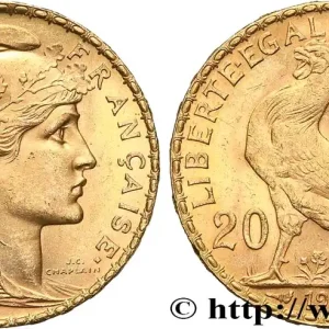 Acheter En Ligne 20 francs or Coq, Dieu protège la France 1906 Paris F.534/11 fmd_619917 Modernes