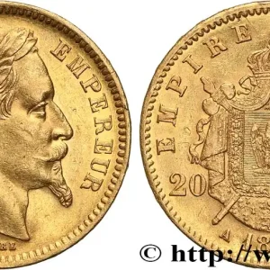 Nouvelle Collection 20 francs or Napoléon III, tête laurée 1865 Paris F.532/11 fmd_619892 Modernes