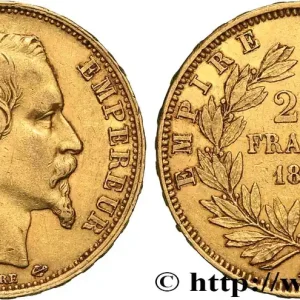 Soldes 20 francs or Napoléon III, tête nue 1856 Paris F.531/9 fmd_619871 Modernes