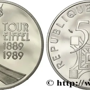 Belle Épreuve 5 francs Tour Eiffel 1989 F5.1200 3 fmd_617863 Modernes Garantie Incluse