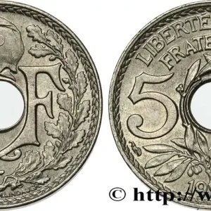 5 centimes Lindauer, grand module 1917 Paris F.121/1 fmd_616101 Modernes Prix Cassé