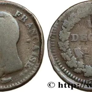 Un décime Dupré, grand module, "refrappage" du 2 décimes n.d. Paris F.128/- fmd_599211 Modernes Livraison Gratuite