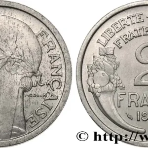 Fait Main 2 francs Morlon, aluminium 1945 F.269/5 fmd_594184 Modernes