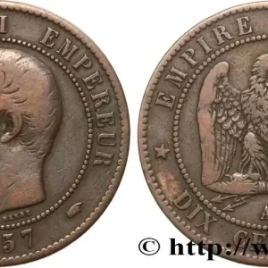 Dix centimes Napoléon III, tête nue 1857 Paris F.133/41 fmd_587129 Modernes Prix Bas