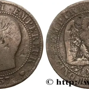 Commander Maintenant Cinq centimes Napoléon III, tête nue 1857 Marseille F.116/42 fmd_586312 Modernes