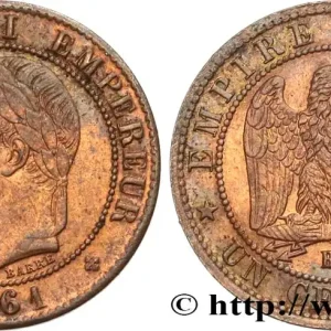 Prix Choc Un centime Napoléon III, tête laurée 1861 Strasbourg F.103/2 fmd_583982 Modernes
