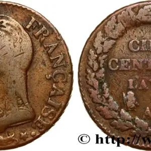 Exclusif Cinq centimes Dupré, grand module 1800 Metz F.115/102 fmd_569952 Modernes