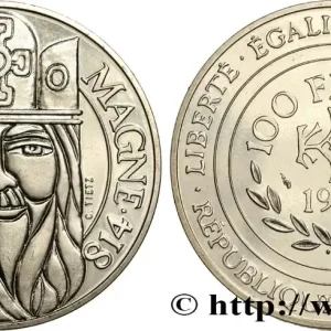 Essai de 100 francs Charlemagne 1990 Paris F.458/1 fmd_568466 Modernes Exclusif