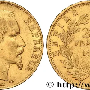 Petit Prix 20 francs or Napoléon III, tête nue 1857 Paris F.531/12 fmd_630771 Modernes