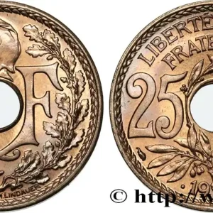 25 centimes Lindauer, Maillechort 1939 F.172/3 fmd_501146 Modernes Prix Choc