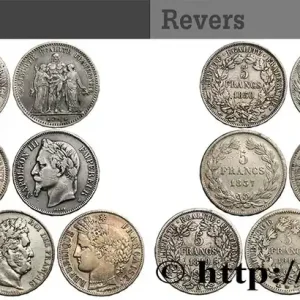 Lot de dix écus de 5 francs n.d. F.-/ fmd_625433 Modernes Exclusif