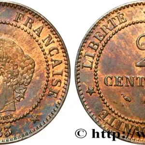 Commander Vite 2 centimes Cérès 1883 Paris F.109/8 fmd_681047 Modernes
