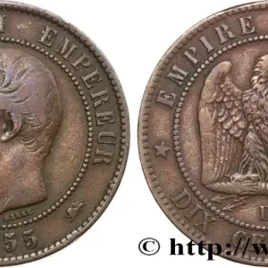 Dix centimes Napoléon III, tête nue 1855 Lyon F.133/25 fmd_586891 Modernes Must-Have