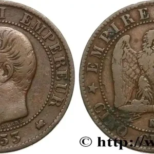 Dernier Modèle Cinq centimes Napoléon III, tête nue 1853 Bordeaux F.116/5 fmd_603236 Modernes