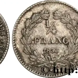 Expédition Rapide 1/4 franc Louis-Philippe 1838 Paris F.166/69 fmd_575499 Modernes