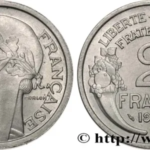 2 francs Morlon, aluminium 1945 F.269/5 fmd_594185 Modernes Réduction