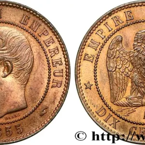 Dix centimes Napoléon III, tête nue 1855 Paris F.133/19 fmd_623606 Modernes Acheter En Ligne