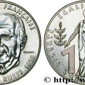 Essai de 1 franc Jacques Rueff 1996 Pessac F.231/1 fmd_621023 Modernes Meilleur Choix
