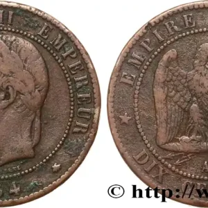 Dix centimes Napoléon III, tête laurée 1864 Paris F.134/13 fmd_587241 Modernes Usine Directe