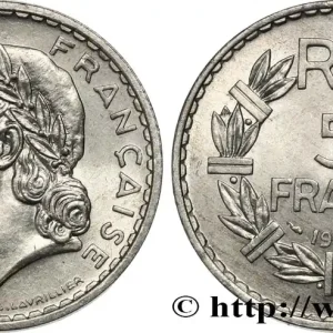 Paiement Sécurisé 5 francs Lavrillier, aluminium 1949 F.339/17 fmd_580601 Modernes