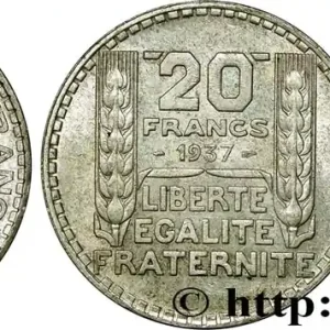 20 francs Turin 1937 F.400/8 fmd_623322 Modernes Vente Directe