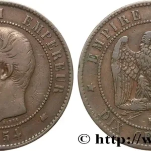 Commander Maintenant Dix centimes Napoléon III, tête nue 1854 Bordeaux F.133/16 fmd_593654 Modernes