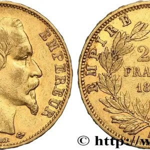 Acheter En Ligne 20 francs or Napoléon III, tête nue 1857 Paris F.531/12 fmd_620658 Modernes
