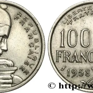 Prix Choc 100 francs Cochet, chouette 1958 F.450/13 fmd_619321 Modernes