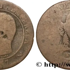 Nouvelle Collection Dix centimes Napoléon III, tête nue 1857 Lille F.133/46 fmd_574428 Modernes
