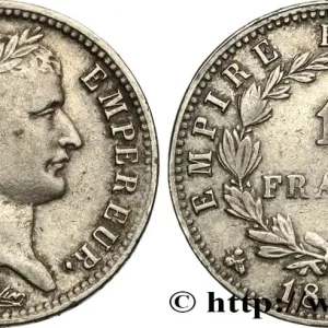 1 franc Napoléon Ier tête laurée, Empire français 1809 Perpignan F.205/9 fmd_619008 Modernes Fait Main