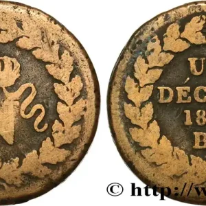 Un décime à l’N couronnée 1814 Strasbourg F.131/4 fmd_617787 Modernes Commande En Gros