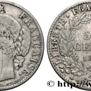 50 centimes Cérès, IIIe République 1874 Paris F.189/7 fmd_633085 Modernes Petit Prix