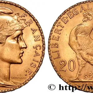 20 francs or Coq, Liberté Égalité Fraternité 1909 Paris F.535/3 fmd_941063 Modernes Bon Plan