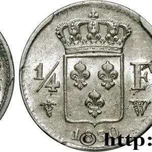 Nouveauté 1/4 franc Charles X 1830 Lille F.164/42 fmd_623341 Modernes