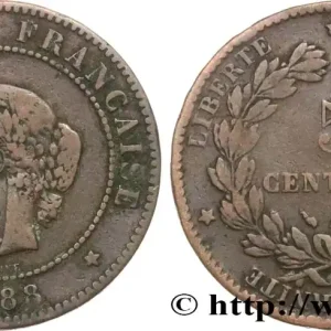 Authentique 5 centimes Cérès 1888 Paris F.118/30 fmd_599199 Modernes