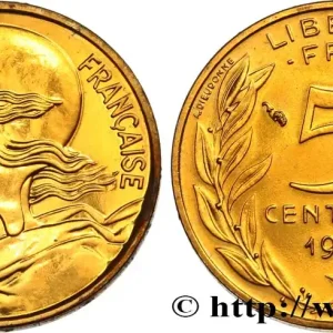 Original 5 centimes Marianne 1988 Pessac F.125/24 fmd_588440 Modernes