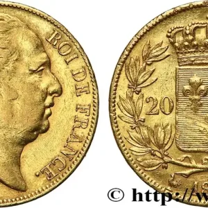 Offre Exclusive 20 francs or Louis XVIII, tête nue 1819 Paris F.519/15 fmd_622915 Modernes