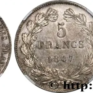 Exclusif 5 francs IIIe type Domard 1847 Paris F.325/14 fmd_624258 Modernes
