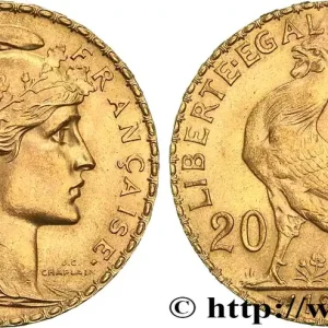 Édition Limitée 20 francs or Coq, Liberté Égalité Fraternité 1911 Paris F.535/5 fmd_628307 Modernes