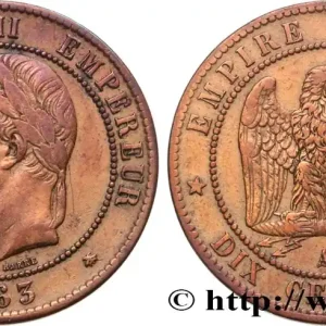 Dix centimes Napoléon III, tête laurée 1863 Paris F.134/10 fmd_593401 Modernes Livraison Mondiale