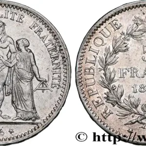 Jusqu’à Épuisement Des Stocks 5 francs Hercule 1876 Paris F.334/17 fmd_625452 Modernes