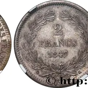 Meilleur Prix 2 francs Louis-Philippe 1847 Bordeaux F.260/114 fmd_611639 Modernes