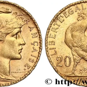 Nouvelle Collection 20 francs or Coq, Dieu protège la France 1902 Paris F.534/7 fmd_620719 Modernes
